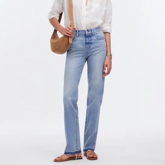 NWT Madewell Mid-Rise '90s Straight Jean 25 - Picture 1 of 15